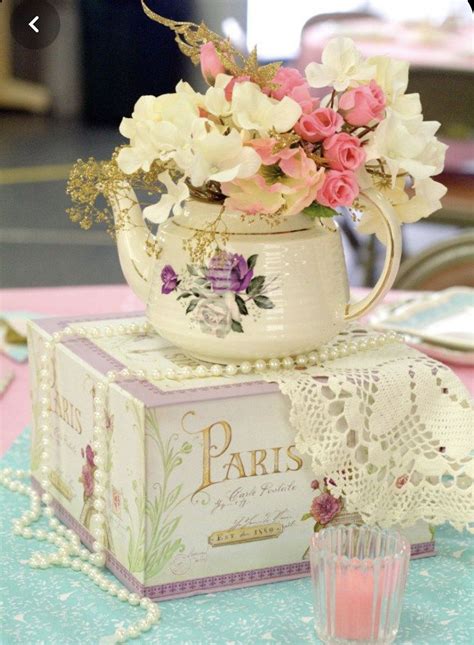 Pin By Gwen Morgan On Ladies Minisrty Ideas Tea Party Centerpieces