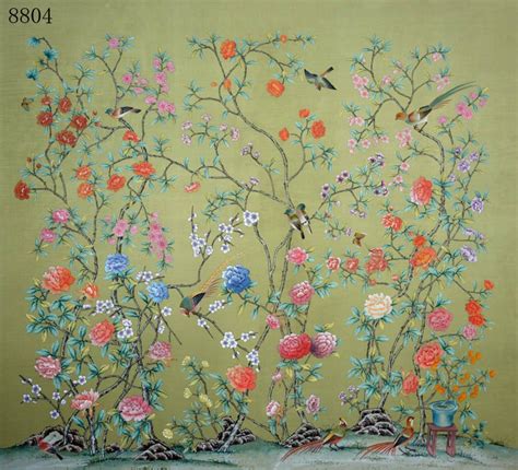 Download Hand Painted Wallpaper Chinoiserie Chinese By Prestong45