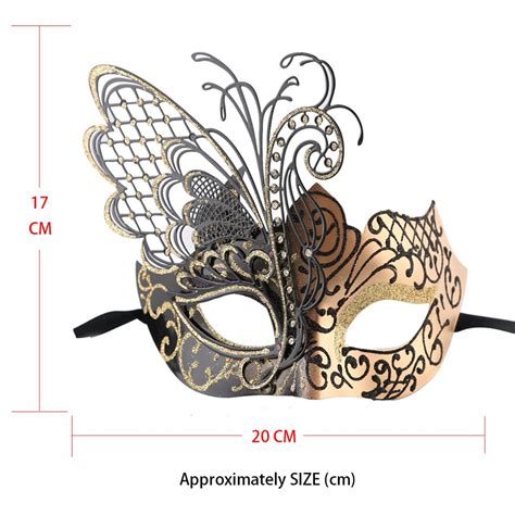 xvevina 2 pack his and her masquerade balls masks couple venetian mask for masquerade party ball
