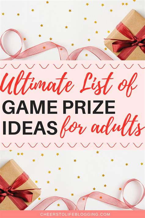 The Ultimate List Of Game Prize Ideas For Adults