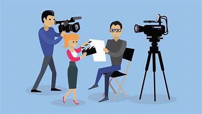 Publicity Explainer Crew Tv Camera Film Making