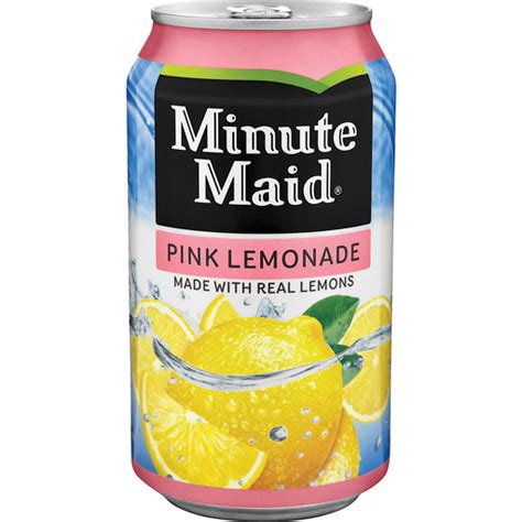 Minute Maid Pink Lemonade Can 12 Fl Oz Bebidas Selectos