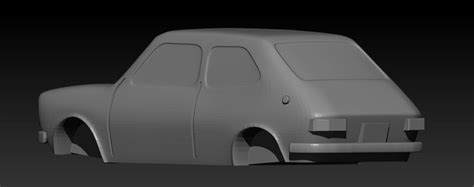 Fiat 127 Scale 1 160 3d Model 3d Printable Cgtrader