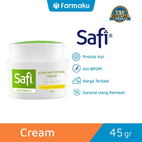 Safi Naturals Acne Mattifying Cream Tea Tree Oil 45 g | Farmaku