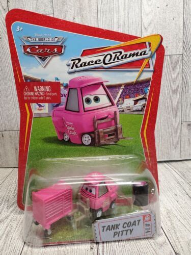 Disney Pixar Cars Tank Coat Pitty Pink Race O Rama 74 Mattel N2483 New