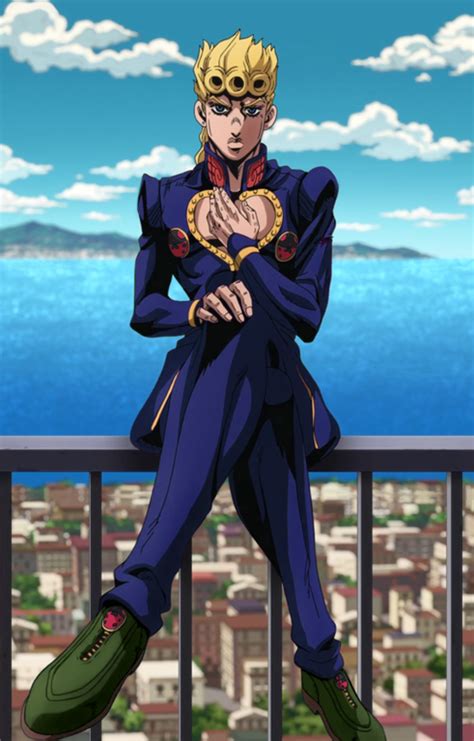 Another Edit Of Anime Giorno In His Manga Colors Jojos Bizarre