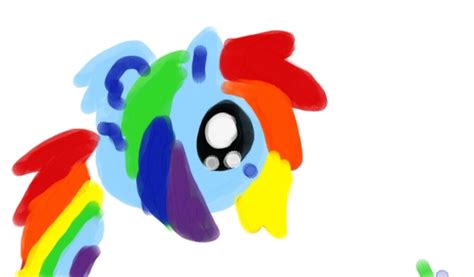 A Chibi Rainbow Dash Drawing By Minunpokemon Dragoart