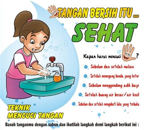 Sering cuci tangan pakai sabun dan air mengalir atau cairan pembersih berbahan alkohol (60%). Gambar Poster Cuci Tangan Covid 19 Kartun - DOKUMEN PAUD ...