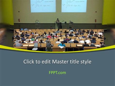 Free Lecturer Powerpoint Template Free Powerpoint Templates