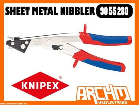 Knipex 9055280 Sheet Metal Nibbler 280mm Cutting Clean Cut Edges