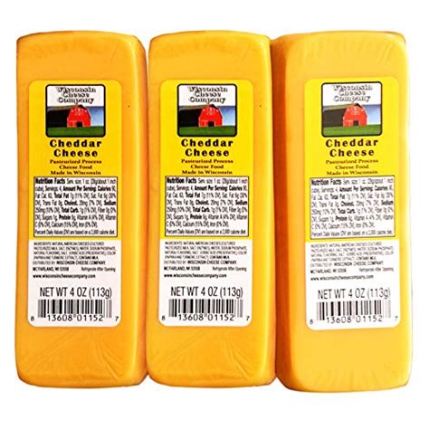 100 Wisconsin Cheddar Cheese Packages 6 4 Oz Great With Crackers