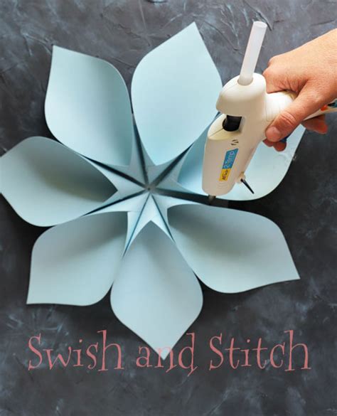 Diy Jumbo Paper Flowers With Cutting Files Clematis Swish And Stitch