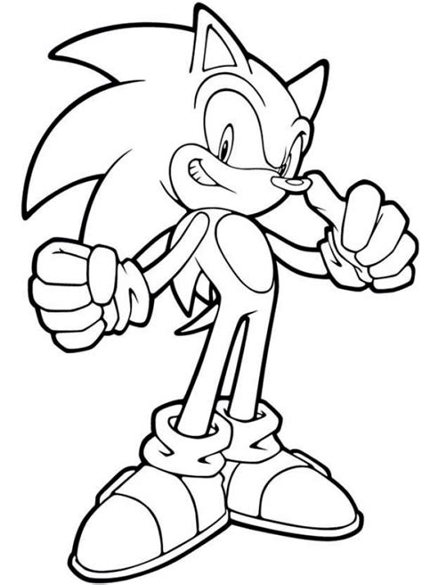 Sonic Para Colorear 🥇 ¡dibujos Para Imprimir Y Pintar