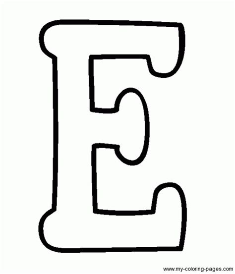 Coloring Capital Letters E Coloring Capital Letters Lettering