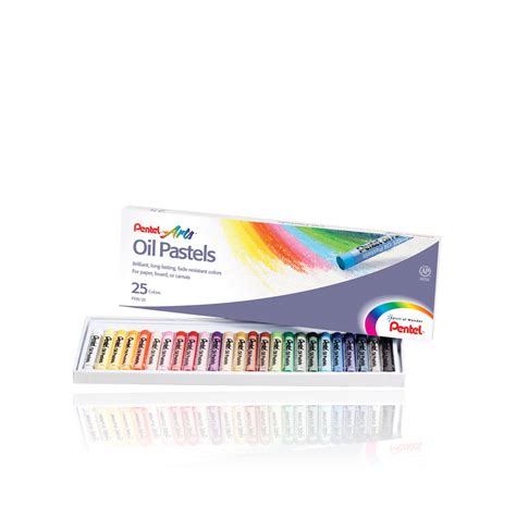 Buy Pentel Arts Oil Pastels 25 Color Set