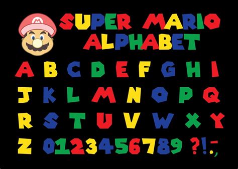 The Letters And Numbers Are Made Up Of Different Colors Shapes And