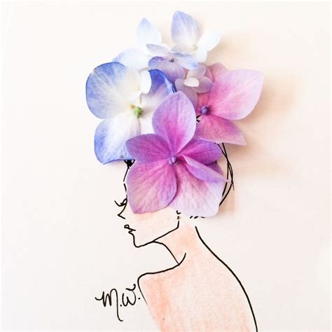 Des Dessins De Mode Avec Des Fleurs Et Des Végétaux Par Meredith Wing