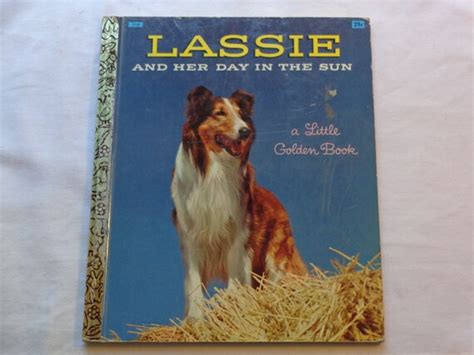 Vintage Little Golden Book Lassie And Her Day In The