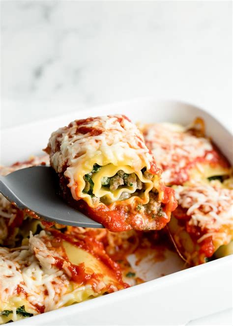 Lasagna Roll Ups With Spinach Easy Recipes By Its Yummi Spinach