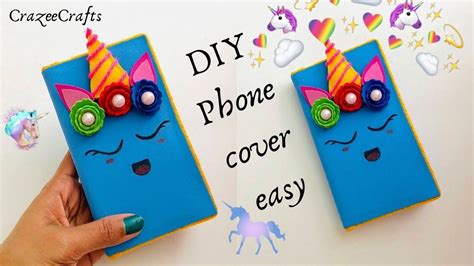 Diy Phone Case Hacks How To Make A Phone Cover Diy Paper Crafts Easy