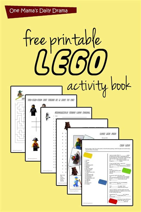 Free Printable LEGO Activity Book With Puzzles And Games One Mama S Daily Drama Learning