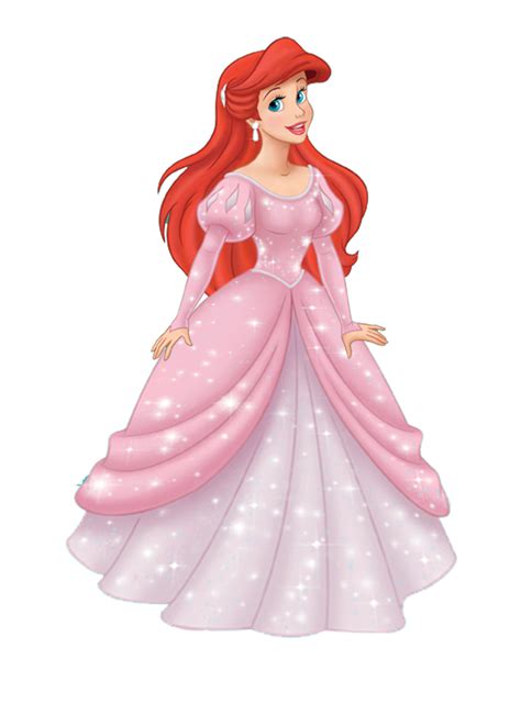 Princess Ariel In A Dress Clip Art Library