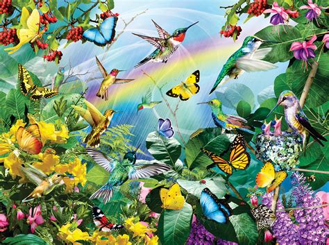 This 1000 piece jigsaw puzzle is designed by keith kimberlin and measures 20 x 27. Hummingbird Sanctuary, 1000 Pieces, SunsOut | Puzzle Warehouse