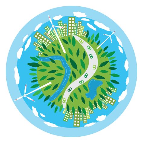 Planet of sustainability vector 640015 - Download Free Vectors, Clipart ...