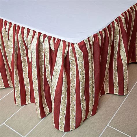 Austin Horn Classics Mount Rouge Bed Skirt In Rustic Red Bed Bath