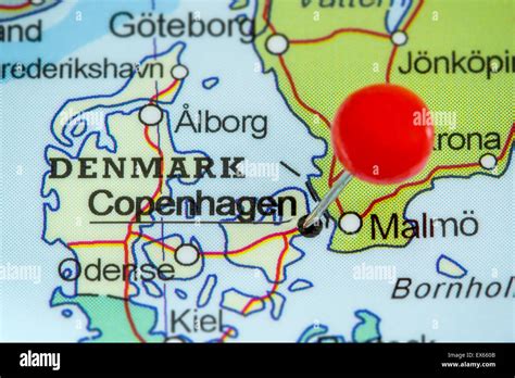Location Copenhagen Denmark Map