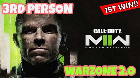 My First Win Third Person Mode Warzone 20 Youtube