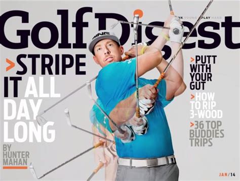Golf Digest Cover Photo Featuring Multiple Exposures Golf Digest