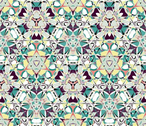 colorful kaleidoscope seamless pattern composed of color abstract elements stock vector