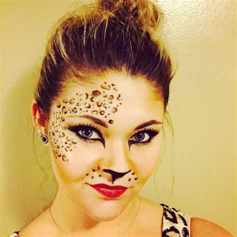 halloween cheetah make up face makeup fresh face makeup makeup