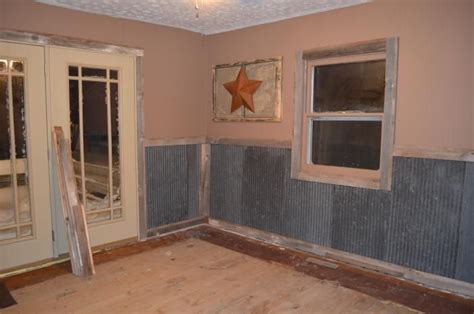 For the wood, we used salvaged wood studs from our nursery renovation so the cost for that was $0.00. corrugated metal for interior walls | Image detail for ...