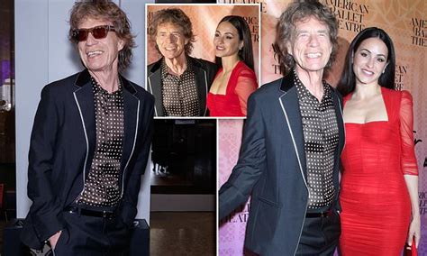 Mick Jagger Cosies Up To Girlfriend Melanie Hamrick As She Shows Off