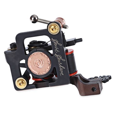 It's also advisable to wear latex gloves while preparing and using the machine. 12 Wraps Coils Pig Iron Tattoo Machine Gun for Liner Beginner Basic Starter Set With Excellent ...