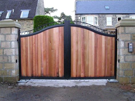 Diy metal and composite board side entrance gate/door. Automated Residential Metal and Wooden Gates