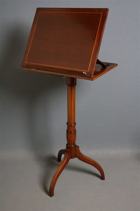 Edwardian Music Stand In Mahogany - Antiques Atlas