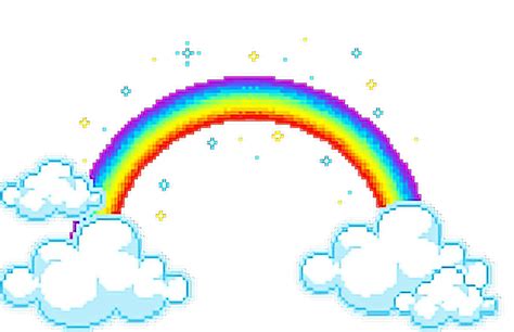 Download High Quality Rainbow Transparent Pixel Transparent Png Images