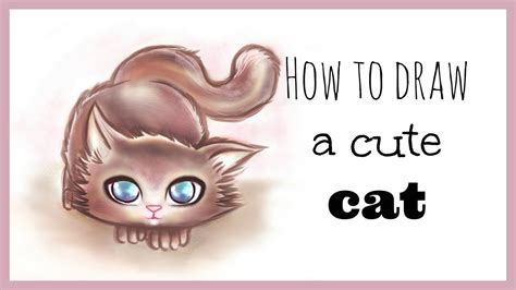 How To Draw A Beautiful Cat