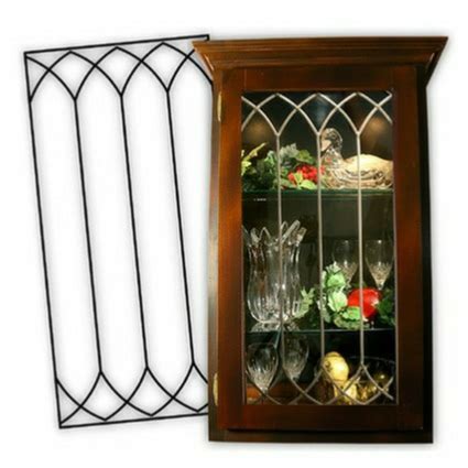 Clear, etched, textured and layered glass let you choose how much to hide or reveal. Cabinet Glass Inserts - Leaded Glass - Design L-401-H