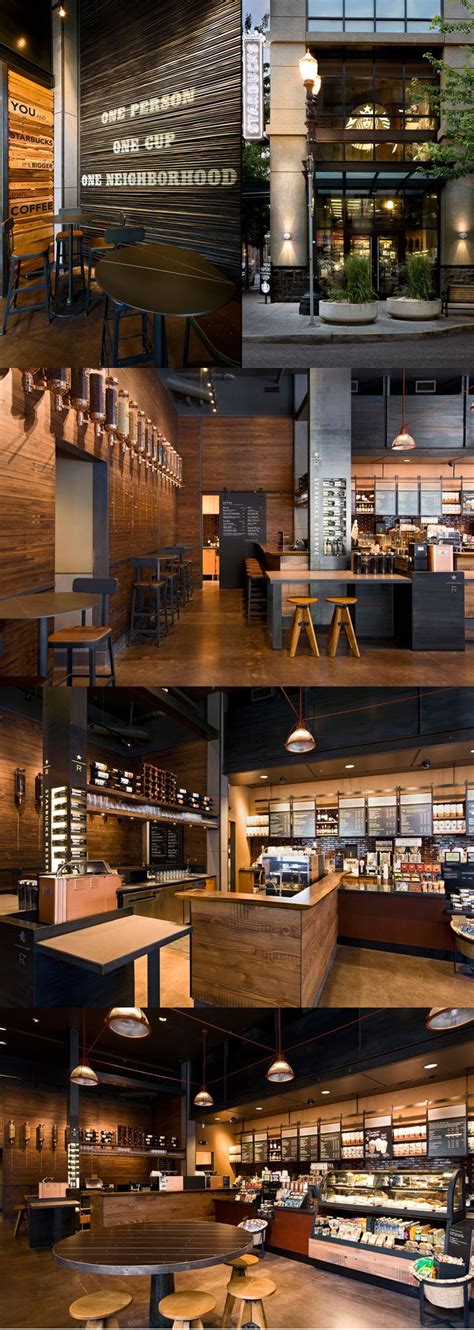 Starbucks Portland In 2019 Cafe Design Rustic Coffee Shop
