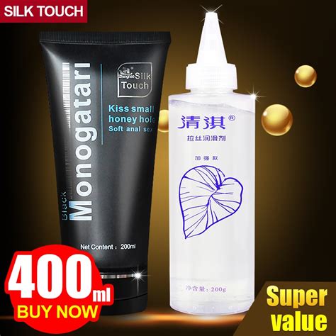 Silk Touch 200ml 200ml Authentic Water Based Anal Sex Lubricants Body