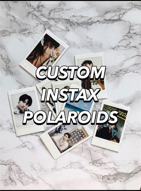 Custom Instant Photos Turn Your Camera Roll Into Polaroid Etsy