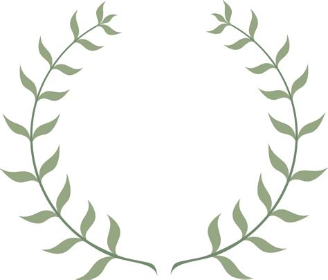 Hand Drawn Laurel Wreath 13125814 Vector Art At Vecteezy