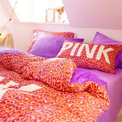 New victoria's secret pink ultimate sport bra black xs. Pink Love Victoria Secret Bedding Set Queen