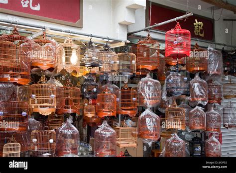 Bird Caages Bird Market Hong Kong China Stock Photo Alamy