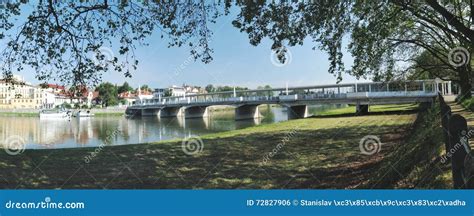 Kolonadovy Most Colonnade Bridge In Piestany Stock Photo Image Of