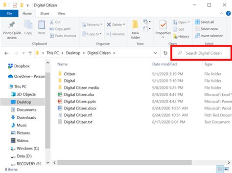 How To Search In Windows 10 With File Explorer Digital Citizen Hot Sex Picture